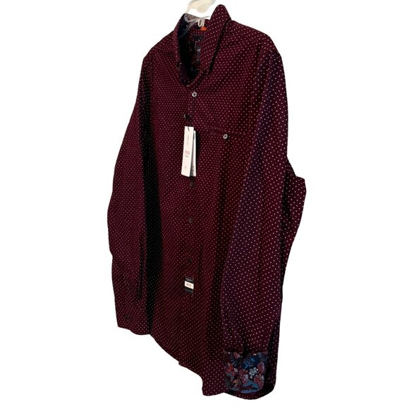 Denim & Flower Mens Long Sleeve Button Down Shirt - Size Medium - NWT - Picture 3 of 7